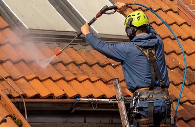 Démoussage et hydrofuge de toiture à Sallenelles